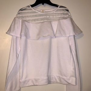 White Long Sleeve Top